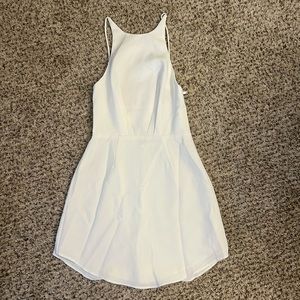Open back White dress, perfect for bachelorette or wedding shower!